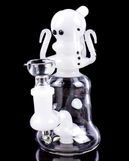 The Pearl - 6" Mini Octopus Showerhead Perc Bong