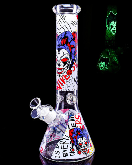 Harley Quinn's Glow In The Dark Beaker Bong