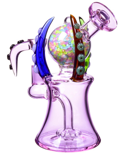 Candy Kraken Glow In The Dark Bong - Pink