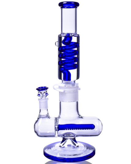 Twin Chamber Glycerin Coil Perc Bong