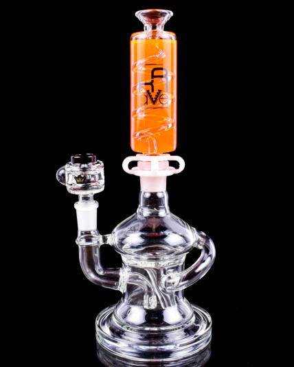 Krave Glass - Dual Chamber Glycerin Recycler Bong