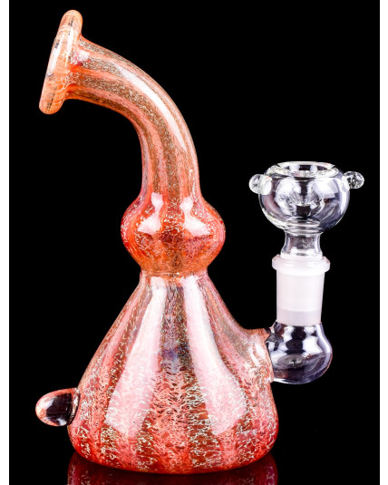 Boba Fett - 7" Tilted Neck Fritted Fumed Bong Red Fritt