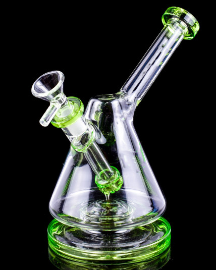 Smoke Army - 5mm Thick Beaker Base Bong - Green