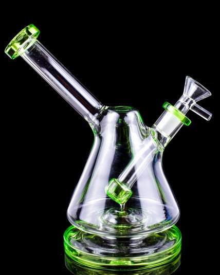 Smoke Army - 5mm Thick Beaker Base Bong - Green