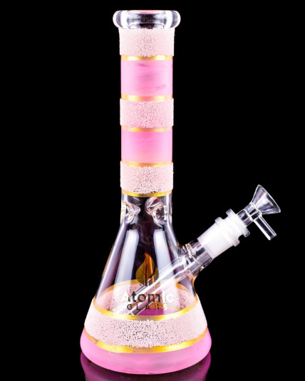 Cotton Candy - 10" Dual Frosted Color Beaker Bong