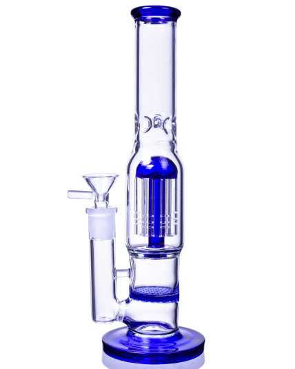Rocket Pod - 10" Straight Tree to Honeycomb Perc Bong
