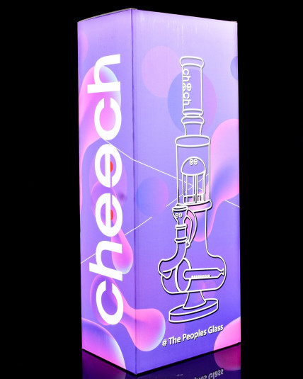 Cheech Glass - 18″ Inline Water Pipe with Tree Perk