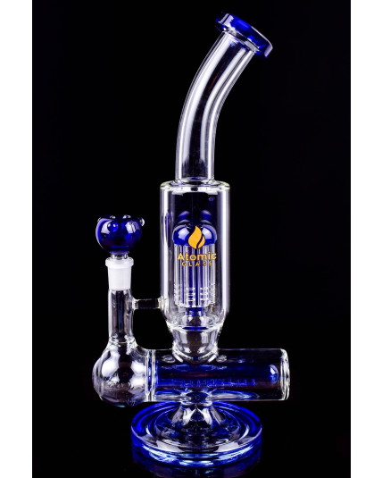 Atomic Glass - Tree-to-Inline Dual Perc Bong