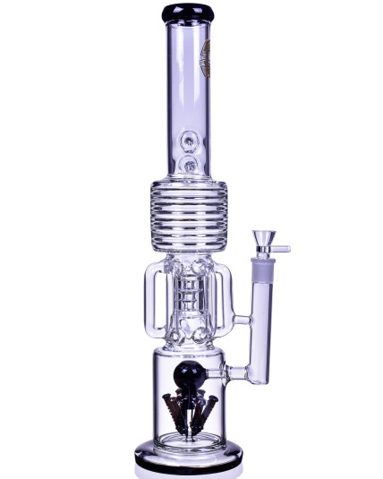 Smoke Runner - On Point Glass - 20" 6 Arm w/ Sprinkler Perc Bong