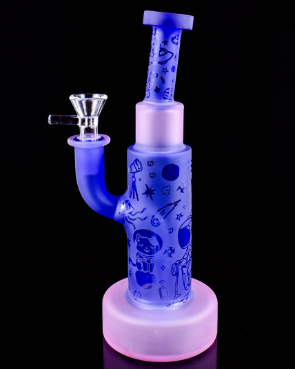 Nebula Dreams Sandblasted Bong