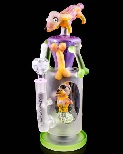 Cheech Glass - Doggo Guarding the Bones Bong