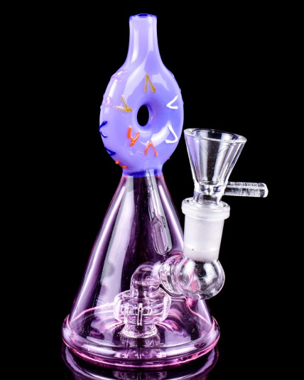 Puff Princess - Donut Showerhead Perc Beaker Bong