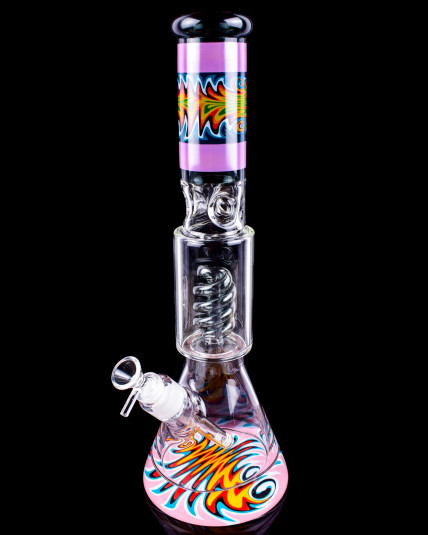 HypnoTwist - 17" Super Thick Wigwag Tube Beaker Bong