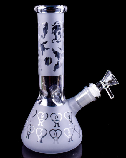 Ariel Frost Electroplated Beaker Base Bong