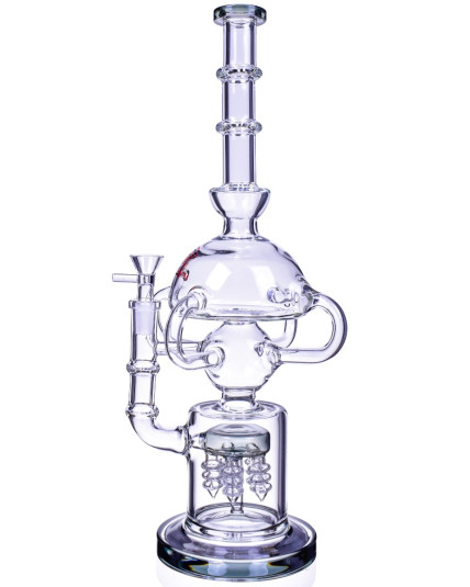 The Intensity - Chill Glass - 16" 4-Arm Domed Recycler Bong