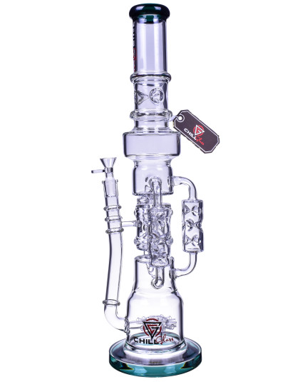 The Mythical - Chill Glass - 20" Triple Chamber Bong with Cyclone Percs