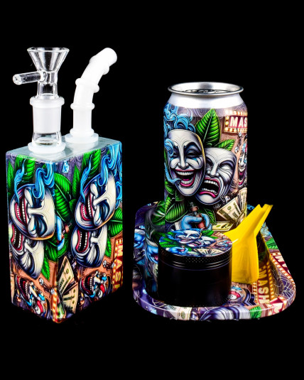 Laugh Now Cry Later Juice Box Bong Set
