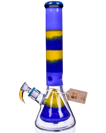 Cheech™ Glass - 12" Sandblasted Beaker in Beaker Bong
