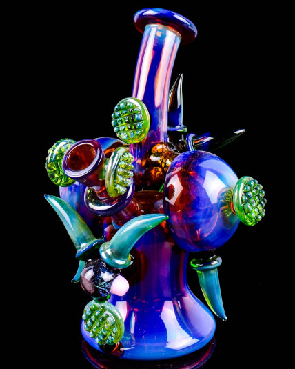 Fumed Hydra Horn Beaker Bong - Limited Edition