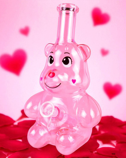 Pink Cupid Bear Bong