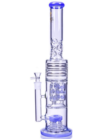 The Solemn - High Point Glass 22" Triple Barrel Sprinkler Perc Bong
