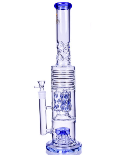 The Solemn - High Point Glass 22" Triple Barrel Sprinkler Perc Bong