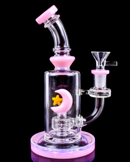 Moon Crossed - Showerhead Perc Girly Bong