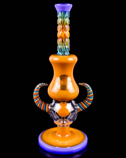 Cosmic Carnival Wigwag Bong - Purple