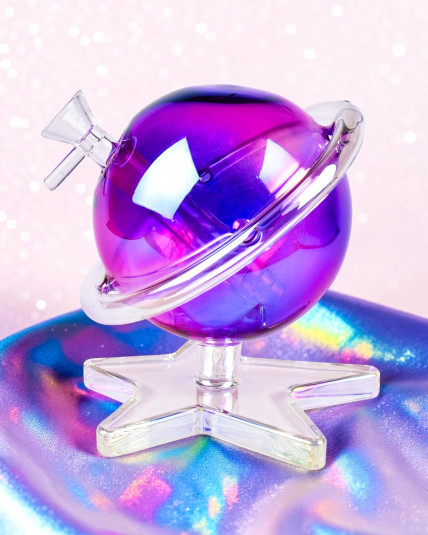 Cosmic Orbit Iridescent Bong