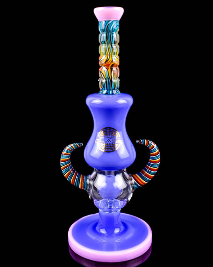 Cosmic Carnival Wigwag Bong - Pink
