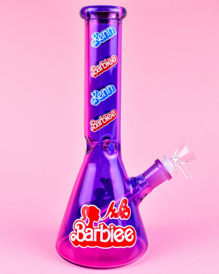B&K Pink Princess Beaker Bong