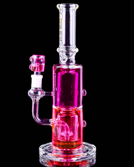 Clover Glass - 11" Twin Tempest Glycerin Tower Bong