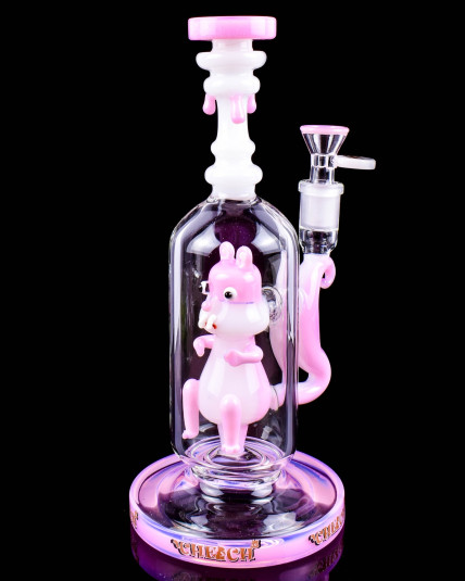 Cheech Glass - Pink Squirrel Drip Bong - Limited Edition