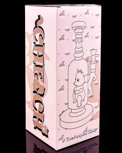 Cheech Glass - Pink Squirrel Drip Bong - Limited Edition