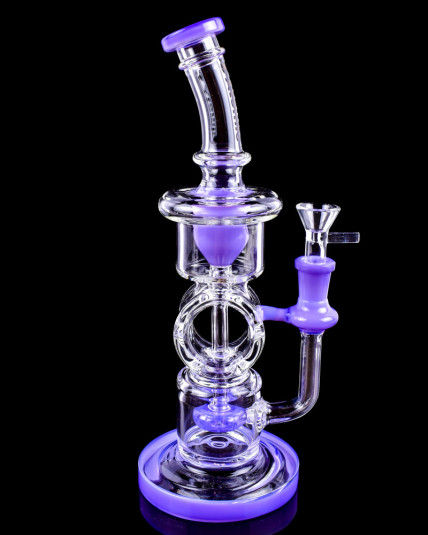 Royal Ripple - Atomic Glass - 11" Spherical Chamber Recycler Bong