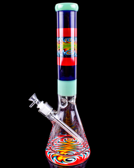 The Specter - 16" Super Thick WigWag Tube Beaker Bong