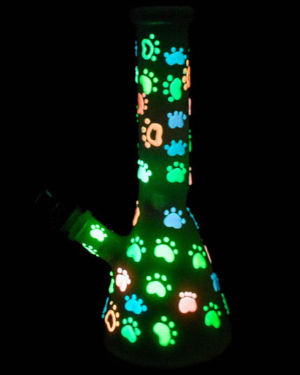 Twilight Paw Glow In The Dark Beaker Bong