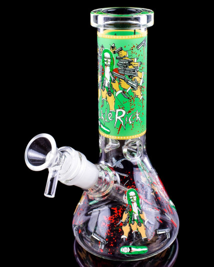 Multiverse Mayhem - Rick & Morty Glow In The Dark Mini Beaker Bong
