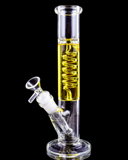 Glacial Twist - 10" Coil Perc Glycerin Bong