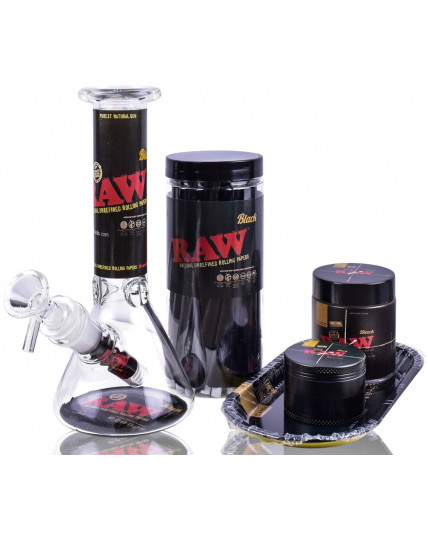RAW Classic Black Bong Box Set