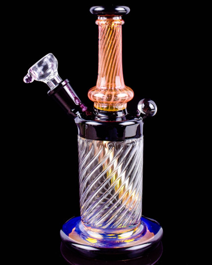 Cheech Glass - 8” Cheech Hypnotic Fumed Bong/Dab Rig - Pink