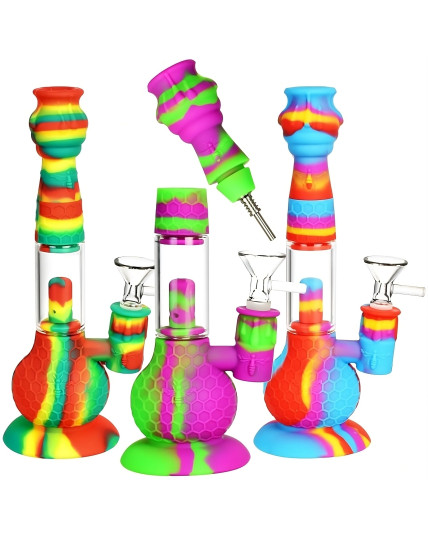 Honey Bee 2 in 1 Water Pipe and Dab Straw
