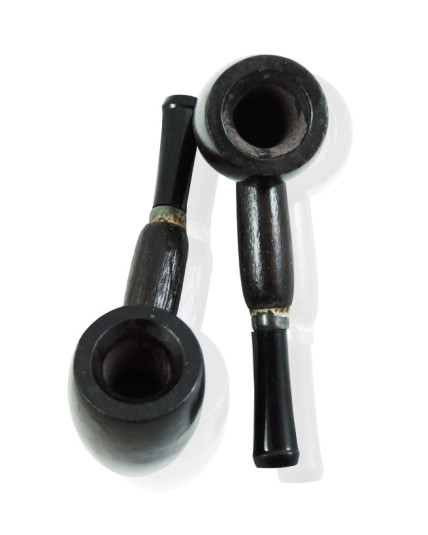Meerschaum wooden pipe - Black cherry