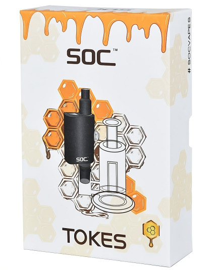 SOC Tokes Dual Use Water Pipe Compatible Wax Vaporizer Kit
