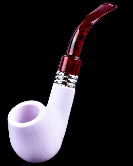 White Classic Sherlock Pipe