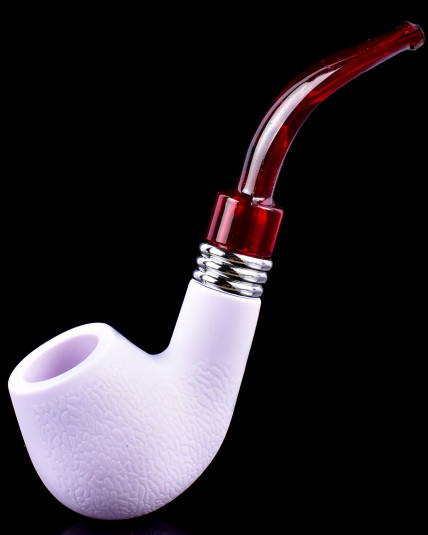 White Classic Sherlock Pipe