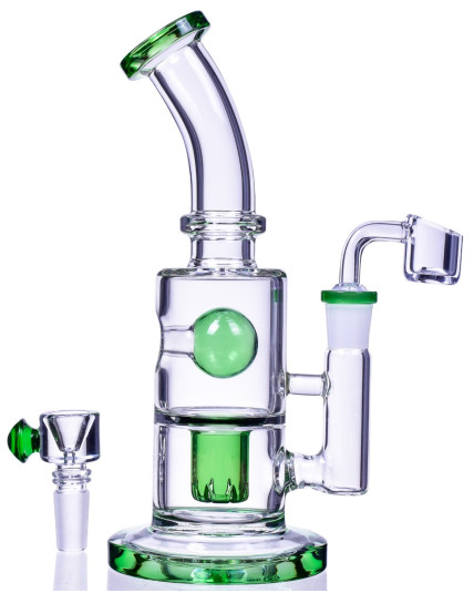 The Primal - 9" Showerhead Perc Bong/Dab Rig