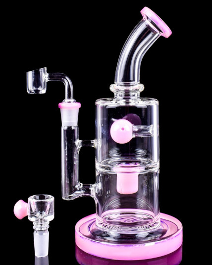 The Primalistic - 9" Showerhead Perc Bong/Dab Rig