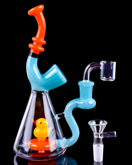 Cute Ducky Perc Beaker Bong/Dab Rig