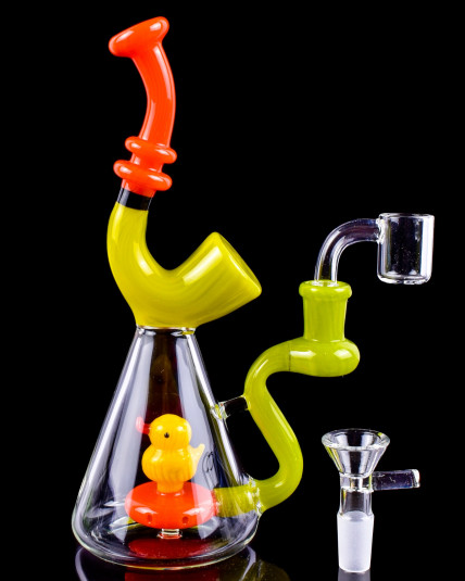 Cute Ducky Perc Beaker Bong/Dab Rig